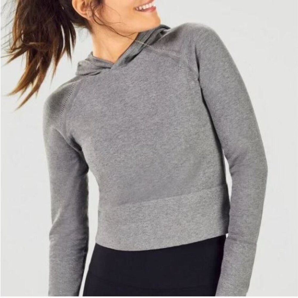 NWT Fabletics Ada Seamless Long-Sleeve Hoodie-Size XL
